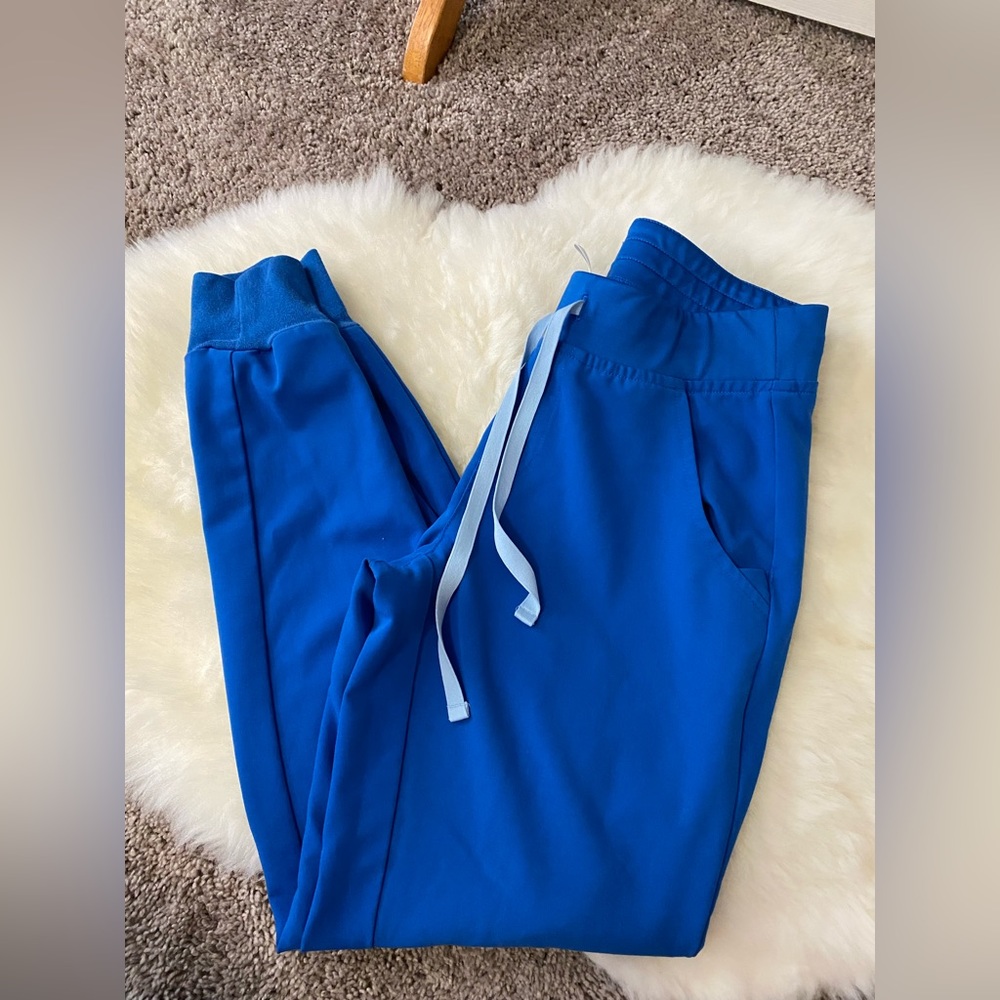 FIGS Highwaisted Zamora Jogger XS Royal Blue